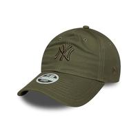 New Era New York Yankees League Essential Midi 9Twenty Women Cap Olivgrün - One-Size