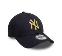 NEW ERA New York Yankees Metallic 9FORTY Cap schwarz STK