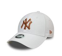 New Era New York Yankees Metallic Logo White 9Forty Adjustable Women Cap
