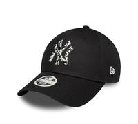 New Era New York Yankees MLB Animal Infill 9Forty Women Cap Schwarz - One-Size