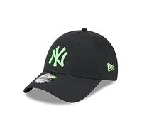 New Era New York Yankees - - MLB Baseball - Hut Kappe Cap - schwarz grün - Strapback Neon NY Logo - One-Size