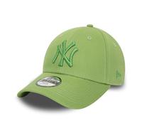 New Era New York Yankees MLB Basecap für Kinder gebogener Schirm Strapback 9Forty Tonal NY grün - Child
