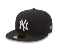 New Era Männer,Frauen Fitted Cap Black On Black NY Yankees in schwarz 7 1/8 - 56,8cm schwarz