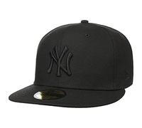 New Era Erwachsene Baseball Mütze MLB Basic NY Yankees 59 Fifty Fitted, schwarz(Schwarz), 7 3/8 (58.7 cm)