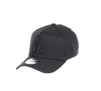 New Era New York Yankees MLB Black on Black 9Forty A-Frame Snapback Cap - One-Size