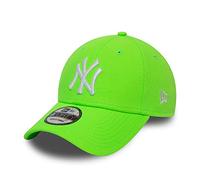 New Era New York Yankees MLB Cap verstellbar 9Forty Basecap Kappe neon grün - One-Size