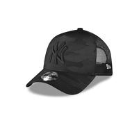 New Era New York Yankees MLB Dark Camouflage Schwarz Verstellbare 9Forty A-Frame Trucker Cap - One-Size