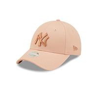 New Era New York Yankees MLB Fancap rosa Teamlogo NY 9Forty verstellbar Frau Mädchen Kappe - One-Size