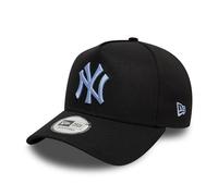 New Era New York Yankees MLB Fankappe Baseball verstellbar E-Frame Snapback NY Teamlogo schwarz - One-Size