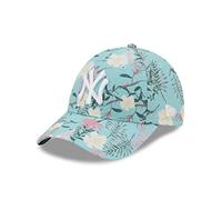 New Era New York Yankees MLB Floral Turquoise 9Forty Adjustable Women Cap - One-Size
