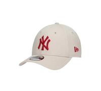 New Era New York Yankees MLB League Essential Beige Rot Verstellbare 9Forty Cap - One-Size