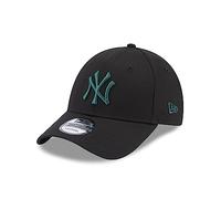 New Era New York Yankees MLB League Essential Black Green 9Forty Adjustable Cap - One-Size