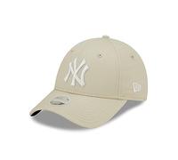 Kappe New Era League Essential 9FORTY NY Yankees beige für Frauen.