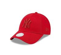New Era New York Yankees MLB League Essential Tonal Scarlet 9Forty Adjustable Women Cap - One-Size