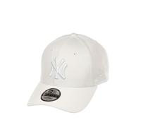 New Era New York Yankees MLB League Essential Tonal Weiß Verstellbare 9Forty Cap - One-Size