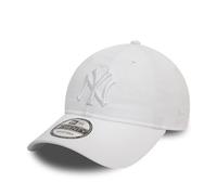New Era New York Yankees MLB League Essential Tonal Weiß Verstellbare 9Twenty Cap - One-Size