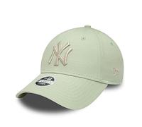 New Era New York Yankees MLB Metallic Logo Green 9Forty Adjustable Women Cap - One-Size