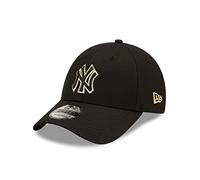 New Era New York Yankees MLB Metallic Pop Black 9Forty Snapback Cap - One-Size