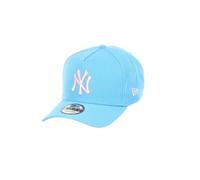 New Era New York Yankees MLB Pastel Sky Blue 9Forty A-Frame Snapback Cap - One-Size