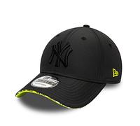 New Era New York Yankees MLB Pipe Pop Black 9Forty Adjustable Snapback Cap - One-Size