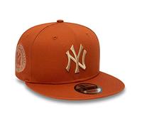 New Era New York Yankees MLB Side Patch Brown 9Fifty Snaback Cap - S-M (6 3/8-7 1/4)