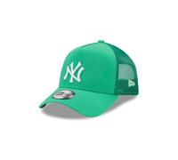 New Era New York Yankees MLB Tonal Mesh Green A-Frame Adjustable Trucker Cap