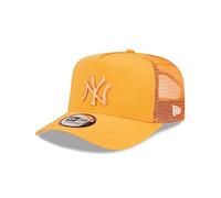 New Era New York Yankees MLB Tonal Mesh Orange A-Frame Adjustable Trucker Cap