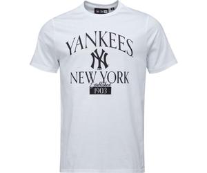 New Era NEW YORK YANKESS MLB ARCH WOODMARK Herren T-Shirt, weiß, größe S