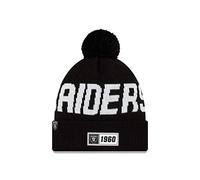 New Era NFL 19 Sport Knit Mütze Oakland Raiders Schwarz, Size:ONE Size