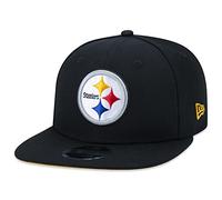 New Era NFL 9Fifty Caps verstellbar Snapback Baseball Kappe gerader Schirm schwarz Dark Eagles Bills Saints