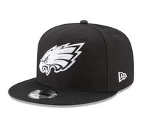 New Era NFL 9FIFTY schwarz/weiß verstellbare Snapback Mütze Cap Einheitsgröße, Philadelphia Eagles, Einheitsgröße
