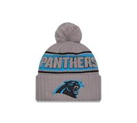 New Era NFL Bommelmütze Sideline 2024 American Football Teamlogo Beanie Wintermütze grau