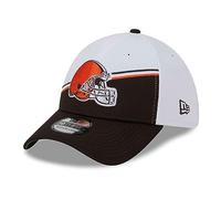 New Era - NFL Cleveland Browns 2023 Sideline 39Thirty Stretch Cap Farbe Braun-Weiß, Größe L-XL