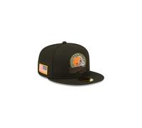 New Era -NFL- Cleveland Browns Salute to Service 2022 Black 59Fifty Basecap schwarz - Schwarz / 7 7/8