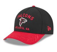 New Era NFL Draft 9FORTY NFL Atlanta Falcons Baseballkappe für Erwachsene, Schwarz, Schwarz , Einheitsgröße