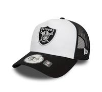 New Era NFL Fankappe Las Vegas Raiders Verstellbarer Snapback Truckercap American Football Cap schwarz weiß - One-Size