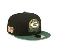 New Era NFL Green Bay Packers Salute to Service 2022 Snapback 9FIFTY Game Cap, Größe :M/L