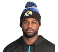 New Era NFL Los Angeles Rams Color Stripe Beanie Sport Knit Black, Schwarz