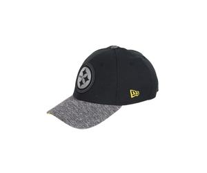 New Era -NFL- Pittsburgh Steelers Grey Collection 39Thirty Cap schwarz S-M - Schwarz / S-M