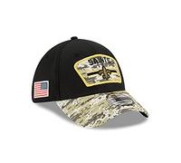 New Era NFL Seattle Seahawks Salute to Service 2021 Sideline 39THIRTY Stretch Fit Game Cap