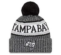 New Era NFL Sideline 2018 Bobble Mütze Tampa Bay Buccaneers