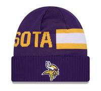 New Era NFL Sideline Tech Knit Mütze - Minnesota Vikings