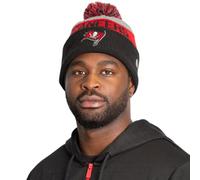 New Era NFL Tampa Bay Buccaneers Color Stripe Beanie Sport Knit Black, Schwarz , One size