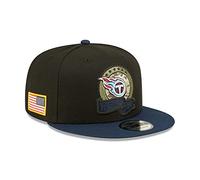 New Era NFL Tennessee Titans Salute to Service 2022 Snapback 9FIFTY Game Cap, Größe :M/L