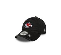 Kansas City Chiefs New Era Washed Distressed 9TWENTY NFL Cap Schwarz - ONE SIZE