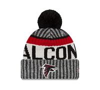 New Era NFL17 Sport Knit Bommelmütze Atlanta Falcons Schwarz, Size:ONE Size