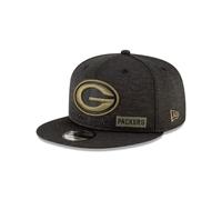New Era NFL20 STS 9Fifty Snapback Cap Green Bay Packers Schwarz, Size:S/M