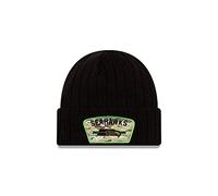 New Era NFL21 Salute to Service Knit Beanie Seattle Seahawks Schwarz, Size:OneSize
