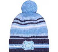 New Era North Carolina Tar Heels Onfield Sportmütze mit Bündchen, gestreift, College-Strickmütze - NCAA UNC Cheer Cuff Knit Cap