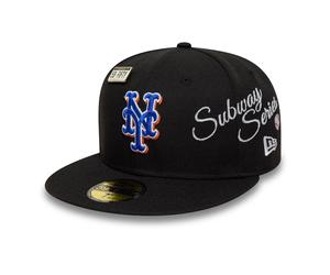 New Era NY Mets MLB 59FIFTY Subway Series Fitted Cap Schwarz EU
